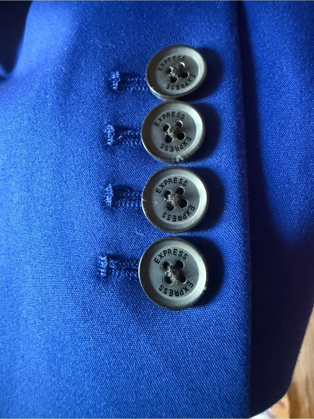 Express Women's Cobalt Blue Single-Button Blazer, NWOT - Picture 5 of 5
